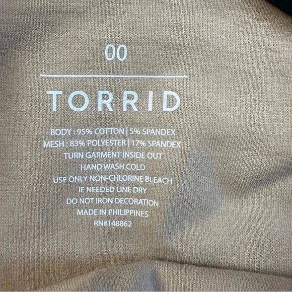 NWT Torrid Ruched Mesh One Shoulder Contrast Lining Top- Black 00 NWT - Picture 9 of 11